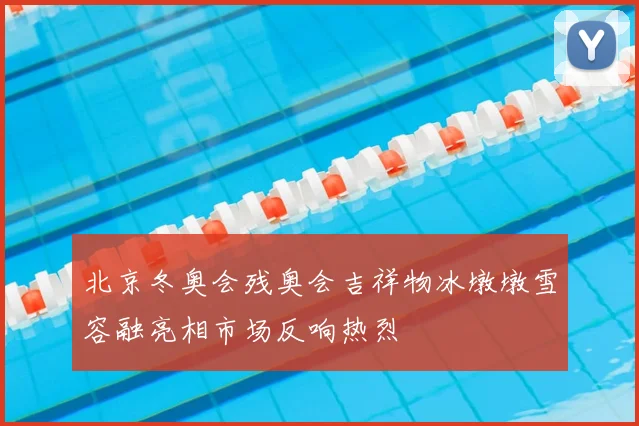 北京冬奥会残奥会吉祥物冰墩墩雪容融亮相市场反响热烈