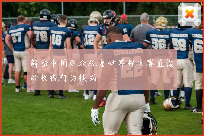 解密中国观众观看世界杯决赛直播的收视行为模式